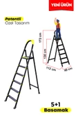 Ertekpa Leo 5+1 Basamaklı Metal Merdiven - 3