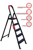 ERTEKPA Anka Plus 4+1 Basamaklı Metal Merdiven - 1