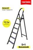 Ertekpa Leo 5+1 Basamaklı Metal Merdiven - 2
