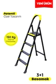 Ertekpa Leo 3+1 Basamaklı Metal Merdiven - 2
