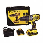 Stanley STDC18LHBK 18Volt/2.0Ah Li-ion Çift Akülü Profesyonel Darbeli Matkap - 1