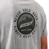Craghoppers Mens Mightie SS T-Shirt Erkek Gri Kısa Kollu Tişört CMT936 - 2