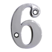 Çelik Kapı Numarası 5 cm Parlak Krom (RAKAM SEÇİN) - 9