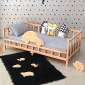 Markaawm Premium Arabalı Montessori Yatak Çocuk ve Bebek Karyola - 1