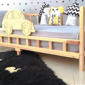 Markaawm Premium Arabalı Montessori Yatak Çocuk ve Bebek Karyola - 4