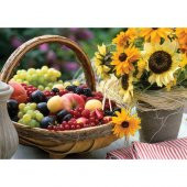 Ks Games Puzzle 1000 Parça Fruıt And Sunflower Puzzle Lisanslı Ürün - 2