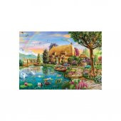 KS Games Puzzle 2000 Parça Lakesıde Cottage Puzzle Lisanslı Ürün - 2