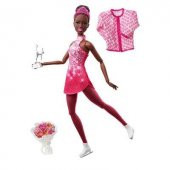 Barbie Buz Pateni Sporcusu Siyahi Bebek HCN31 Lisanslı Ürün - 2