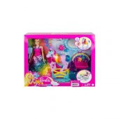Barbie Dreamtopia Bebek Ve Tek Boynuzlu At GTG01 Lisanslı Ürün - 1