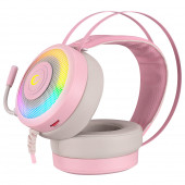 Rampage Miracle-x3 PLUS Pembe 7.1 Surround Rgb Mikrofonlu Gaming Oyuncu Kulaklığı - 3