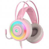 Rampage Miracle-x3 PLUS Pembe 7.1 Surround Rgb Mikrofonlu Gaming Oyuncu Kulaklığı - 4