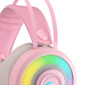 Rampage Miracle-x3 PLUS Pembe 7.1 Surround Rgb Mikrofonlu Gaming Oyuncu Kulaklığı - 5