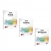 3D Yayınları TYT Fizik Kimya ve Biyoloji Deneme Seti 3 Kitap - 1