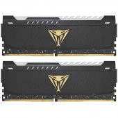 PATRIOT 16GB (2X 8GB) 3200MHz DDR4 DUAL KIT RGB PC RAM VIPER STEEL PVSR416G320C8K - 6