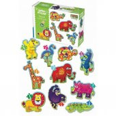 1727 Dıytoy, Baby Puzzle- Orman Hayvanları - 5