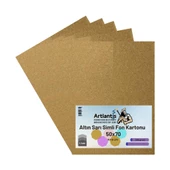 Simli Fon Kartonu 50x70 5 Adet Artlantis Simli Fon Kartonu 50*70 5 Adet - 1