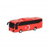 CNM35 Türk Bayraklı Sürtmeli Araba 22,5 cm-Canem Oyuncak - 3