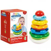 17103 Baby Clementoni Renkli Halkalar / 6-36 ay - 1