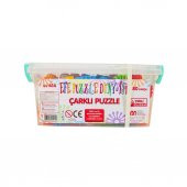 414 Efe Toys, 60 Parça Çarklı Puzzle - 3