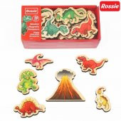 Rossie Mıknatıslı Ahşap Dinozorlar - 2