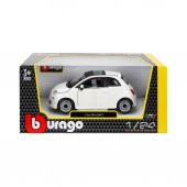 22106 Burago 1:24 Fiat 500 2007 Model Araba - 4
