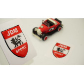 Jdm Sport Logo Damla Silikon Sticker 2 Li Set - 1
