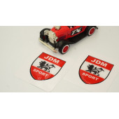 Jdm Sport Logo Damla Silikon Sticker 2 Li Set - 3