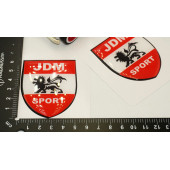 Jdm Sport Logo Damla Silikon Sticker 2 Li Set - 6