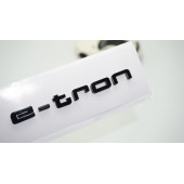 DK Tuning e-tron Bagaj Siyah Yazı Logo Audi İle Uyumlu - 1