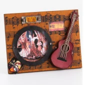 Dekoratif Metal Çerçeve Gitar Dekorlu thumbnail 1