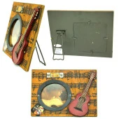 Dekoratif Metal Çerçeve Gitar Dekorlu thumbnail 4