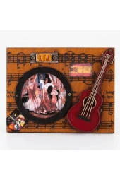 Dekoratif Metal Çerçeve Gitar Dekorlu thumbnail 6