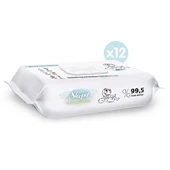Sleepy Bio Natural Yenidoğan Islak Bebek Bakım Havlusu 12x40 (480 Yaprak) - 2