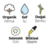 Sleepy Natural Yenidoğan Islak Bebek Bakım Havlusu 24x90 (2160 Yaprak) - 3