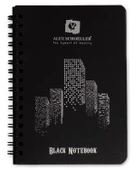 Alex Schoeller 14x21 cm Spiralli Siyah Defter A5 120gr 60 Yaprak - 1