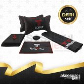 Tofaş  Deri Oto Boyun Yastığı Seti  - Tofaş Boyun Yastığı - Lüx Deri Set - 1