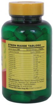 Vitapol Vitamin B Complex 2x100 Tablet Skt Ağustos 2024 Ücretsiz Aynı Gün Kargo - 2