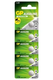 GP A76 LR44-V13GA 5 ADET DÜĞME PİL DÜĞME PİL 1.5V TEK KULLANIMLIK DÜĞME ALKALİN  PARA PİL - 1