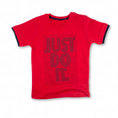 Just Do It Baskılı Kırmızı Erkek Çocuk Takım - 2