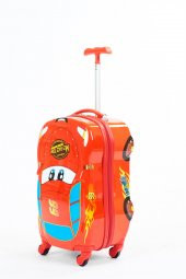 MÇS Kırmızı Araba-Otomobil Çocuk Valizi V309 - 2