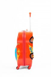 MÇS Kırmızı Araba-Otomobil Çocuk Valizi V309 - 3
