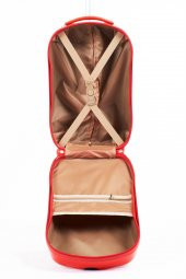 MÇS Kırmızı Araba-Otomobil Çocuk Valizi V309 - 4