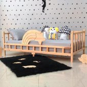 Markaawm Montessori Yatak Yıldız Korumalıklı Çocuk Yatağı Premium - 4