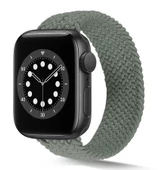Apple Watch 38mm KRD-38 Hasır Örgü Dizayn Small Kordon - 1