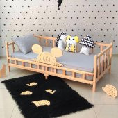 Markaawm Mickey Montessori Yatak 90x190 Ahşap Çocuk Karyola - 1