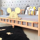 Markaawm Mickey Montessori Yatak 90x190 Ahşap Çocuk Karyola - 6