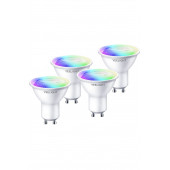 W1 Led Akıllı Ampul Gu10 (renkli) (4lü) ( Türkiye Garantili) - 1