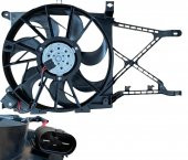 Opel Astra H 1.4 / 1.6 Twinport Twinport Radyatör Fan Motoru Davlumbazlı Komple 390mm 4fişli - 1