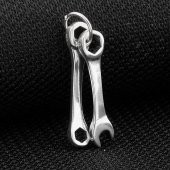 Tamir Anahtarı Tasarımlı 925 Ayar Gümüş Kolye Ucu thumbnail 1