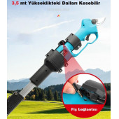 Suca SC 8603 Akülü Budama Makası Ve Uzatma Aparatı 2 Akülü - 5